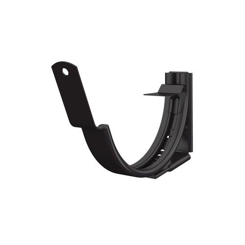 Lindab Steel Gutter Adjustable Fascia Bracket - 150mm Coffee Brown