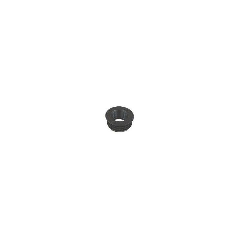 FloPlast Ring Seal Soil Rubber Boss Adaptor - 32mm Black - Pack of 2