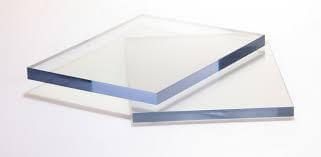 PolyX Polycarbonate Sheet Solid - 610mm x 610mm x 2mm Clear - Pack of 10