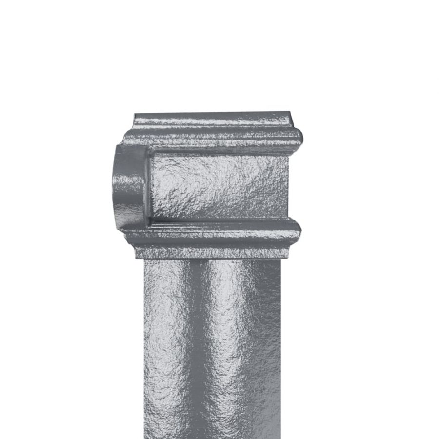 Cast Iron Square Downpipe Eared - 75mm x 914mm Primed