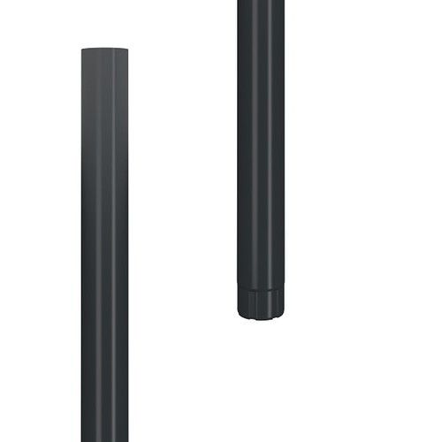 Lindab Steel Downpipe - 75mm x 3mtr Anthracite Grey