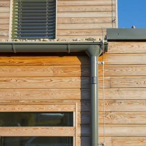 Lindab Steel Downpipe - 75mm x 3mtr Graphite