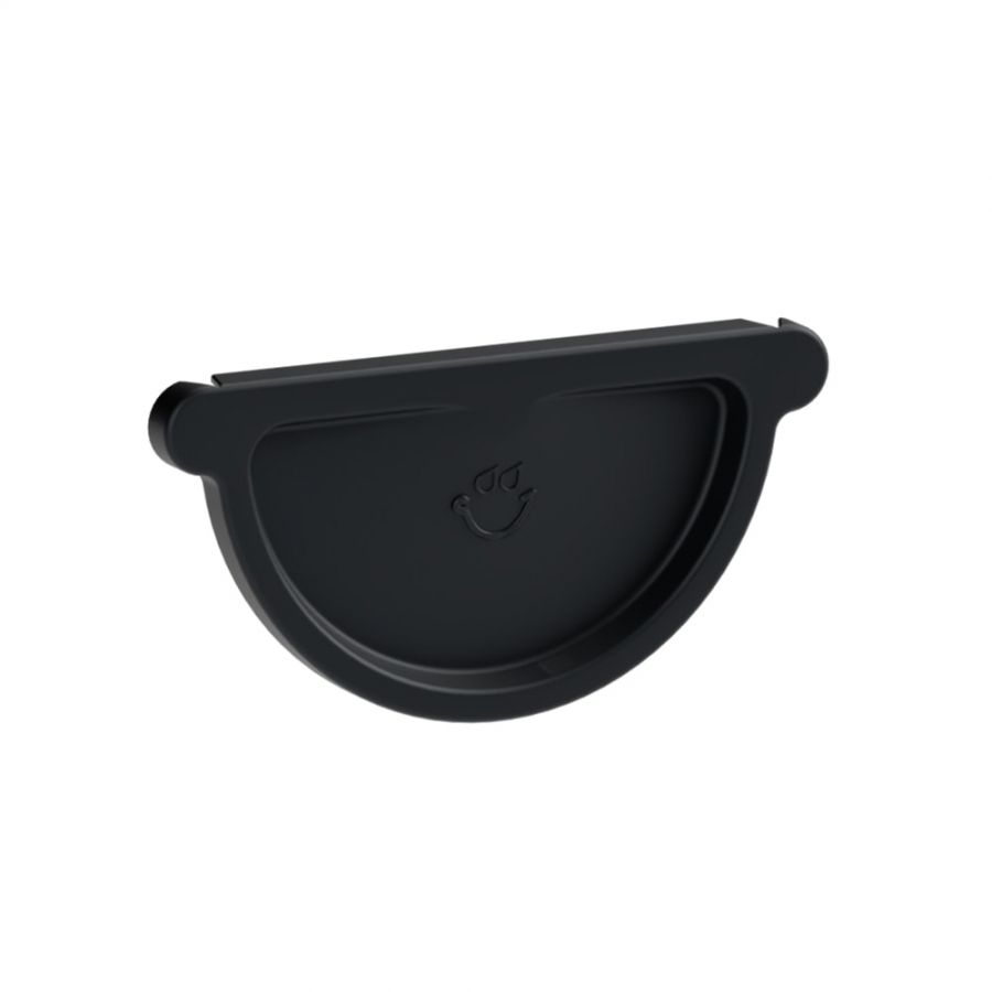 Galeco Steel Half Round Gutter Kit Black - 135mm Diameter
