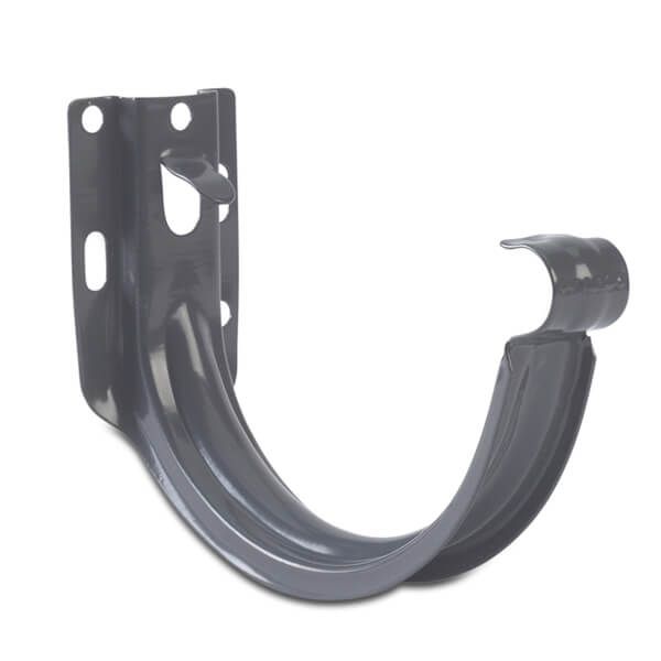 Galeco Steel Gutter Fascia Bracket - 135mm Graphite Grey