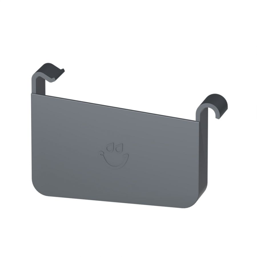 Galeco Square Steel Gutter Kit Graphite Grey - 125mm Diameter