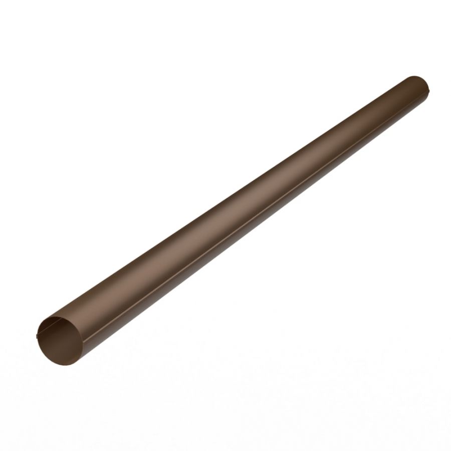 Galeco Steel Round Socket Downpipe Kit Copper Effect - 87mm Diameter