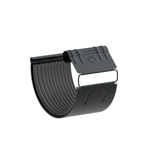 Galeco Steel Gutter Standard Shed Pack Pent Style Roof - 12x6 to 20x12 Black