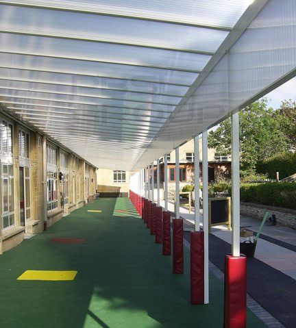 PolyX Storm Carport - 5mtr Length x 4mtr Projection