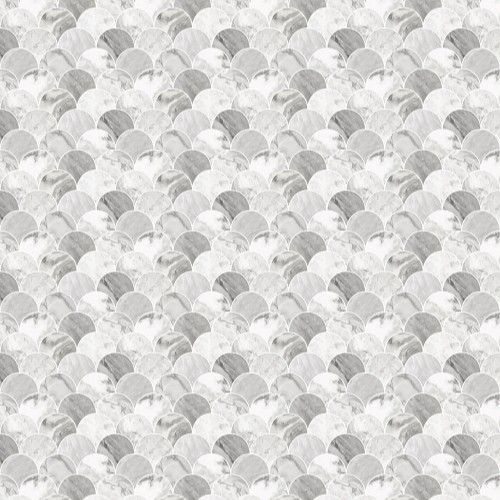 Acrylic Wall Panel - 896mm x 2400mm x 4mm Scallop Marble