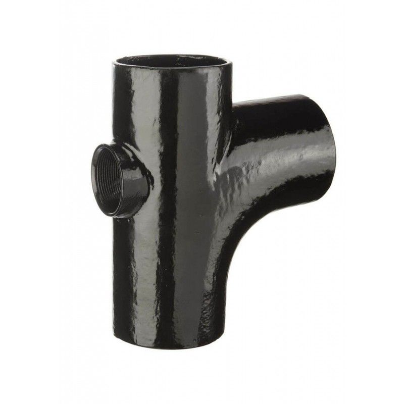 Push Fit Cast Iron Soil Branch with Rear Boss - 92.5 Degree x 100mm