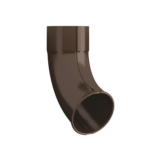Lindab Steel Downpipe Shoe - 75mm Brown