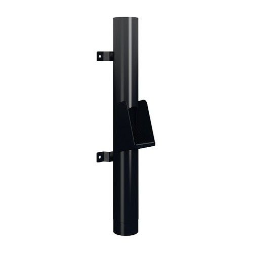 Lindab Steel Vandal Reinforced Pipe with Leaf Trap - 102mm x 0.85mtr Matte Black