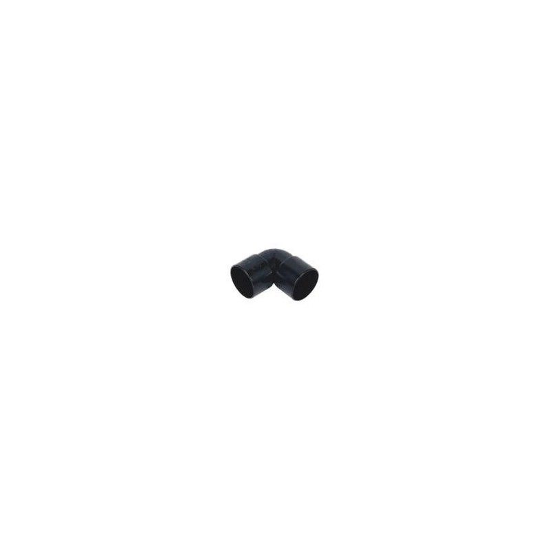 FloPlast Solvent Weld Waste Bend Knuckle - 90 Degree x 40mm Black