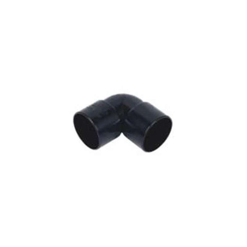 FloPlast Solvent Weld Waste Bend Knuckle - 90 Degree x 50mm Black