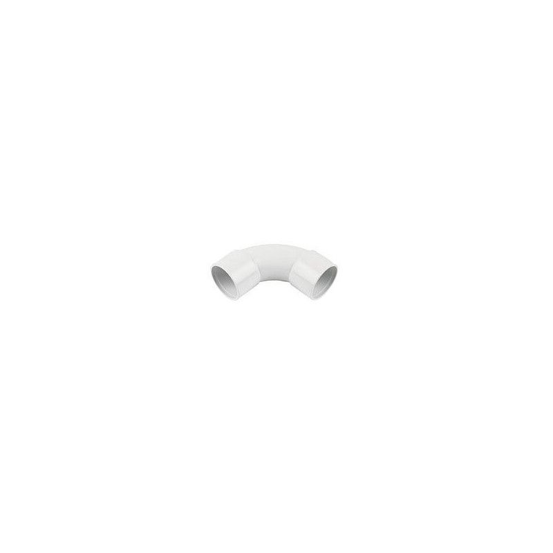 FloPlast Solvent Weld Waste Bend Swept - 92.5 Degree x 32mm White