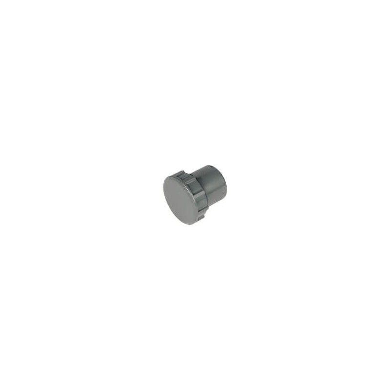 FloPlast Solvent Weld Waste Access Plug - 32mm Grey