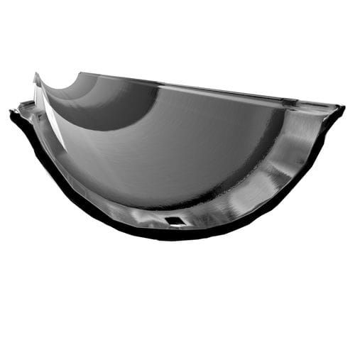 Cast Iron Beaded Half Round Gutter - 150mm x 1829mm Black