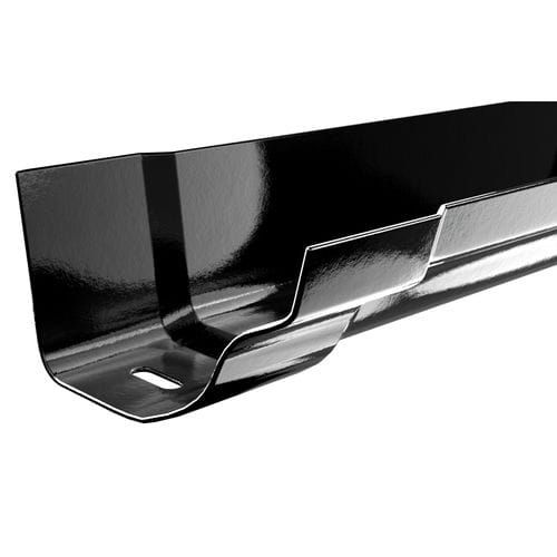 Cast Iron Ogee Gutter - 115mm x 1829mm Black