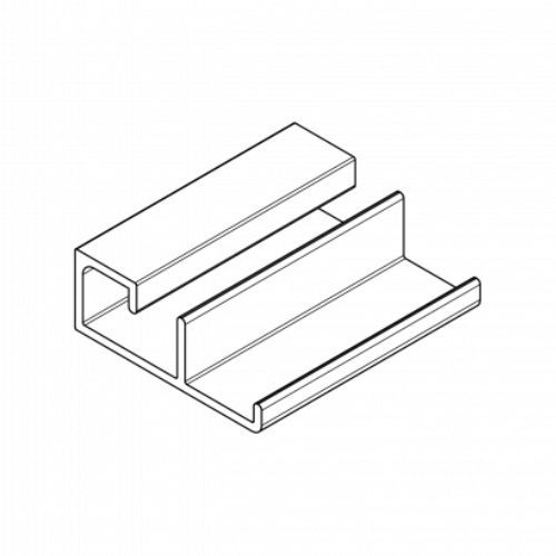 Aluminium Cladding Starter Trim - 2825mm Grey Ash