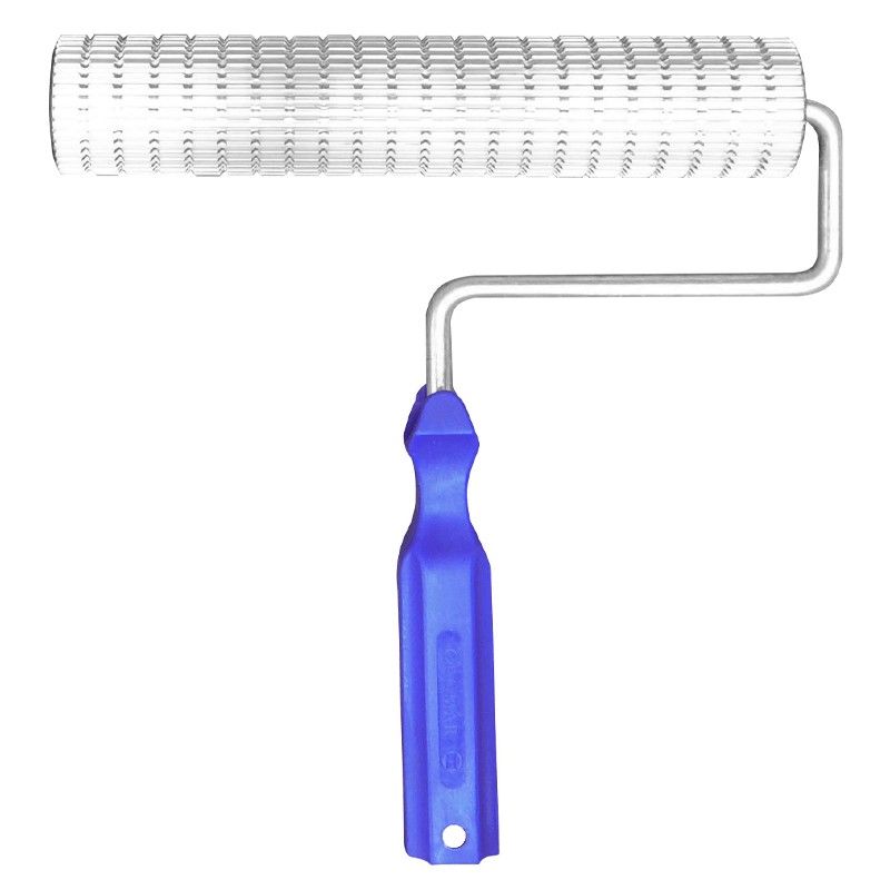 Ribbed Metal Roller/ Bubble Buster - 225mm x 40mm