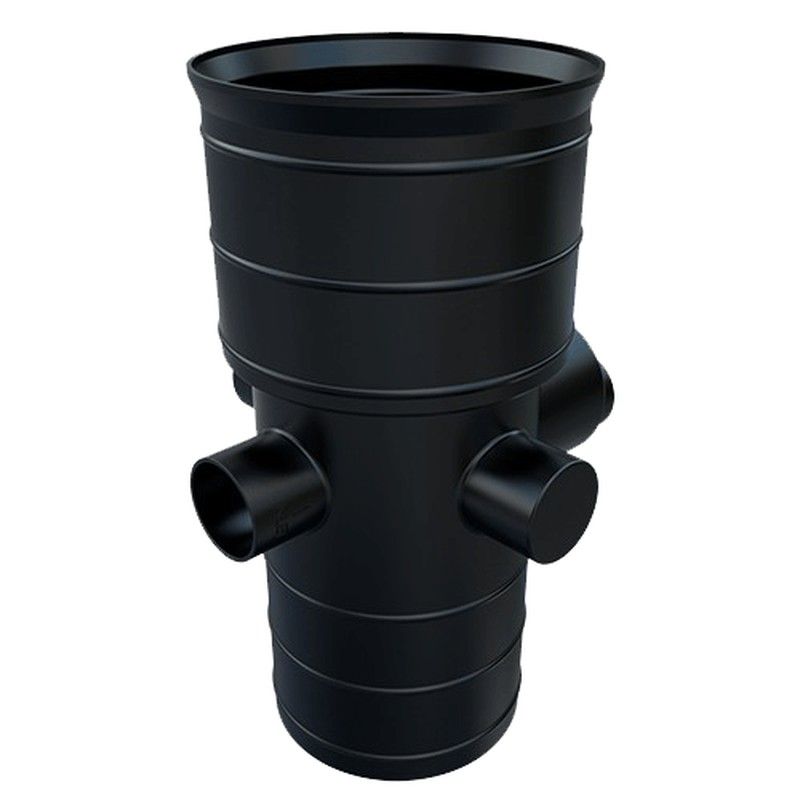 Catchpit Chamber - 300mm Diameter Base Only 110mm Pipes