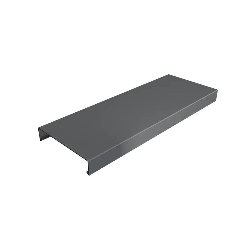Aluminium Coping for 141-200mm Wall - 260mm x 3mtr Anthracite Grey (7016 Matt)