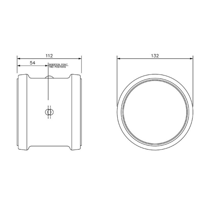 FloPlast Drainage Coupling Double Socket - 110mm