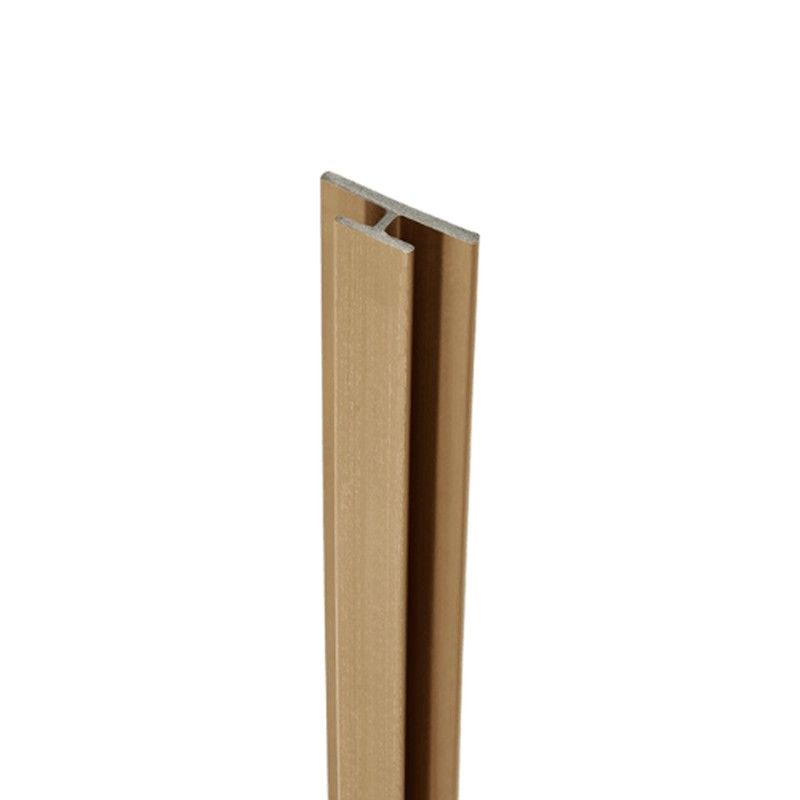 Composite Panel Cladding Joint Trim - 3.6mtr Natural Oak