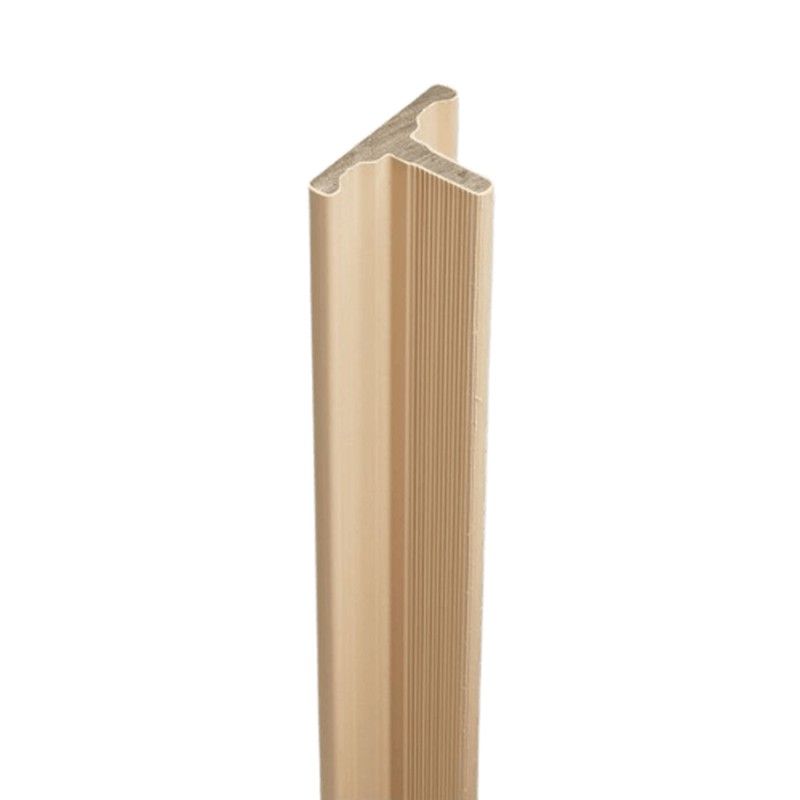 Composite Slatted Cladding Joint Trim - 3.6mtr Light Oak