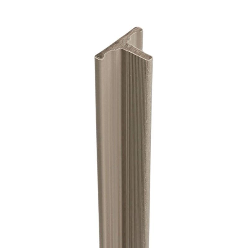 Composite Slatted Cladding Joint Trim - 3.6mtr Silver Birch