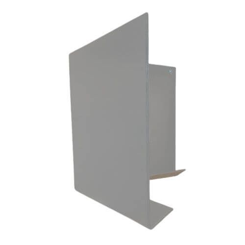 Aluminium Fascia V Profile External 90 Degree Corner - 300mm x 2mm Painted