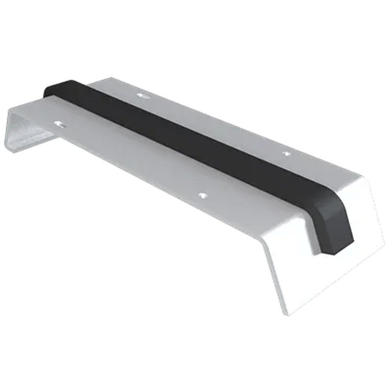 Aluminium Coping Fixing Clip for 200-250mm Wall - 310mm Anthracite Grey (7016 Matt)