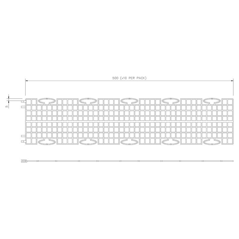 FloPlast Floguard Gutter Guard - Twin Pack