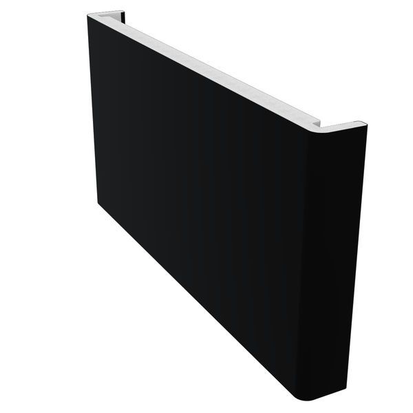 410mm Black Smooth Fascia Board - 18mm x 1.25mtr