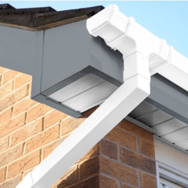 200mm Storm Grey Smooth Fascia Board - 18mm x 5mtr - Pack of 2