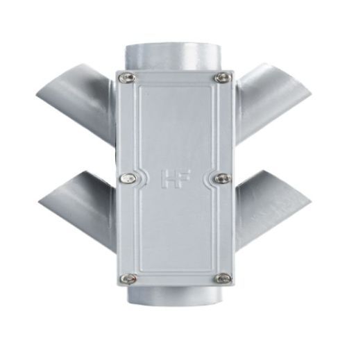 Halifax Cast Iron Drain Pipe 4 Branch Inspection Chamber Rectangular - 150mm x 100mm