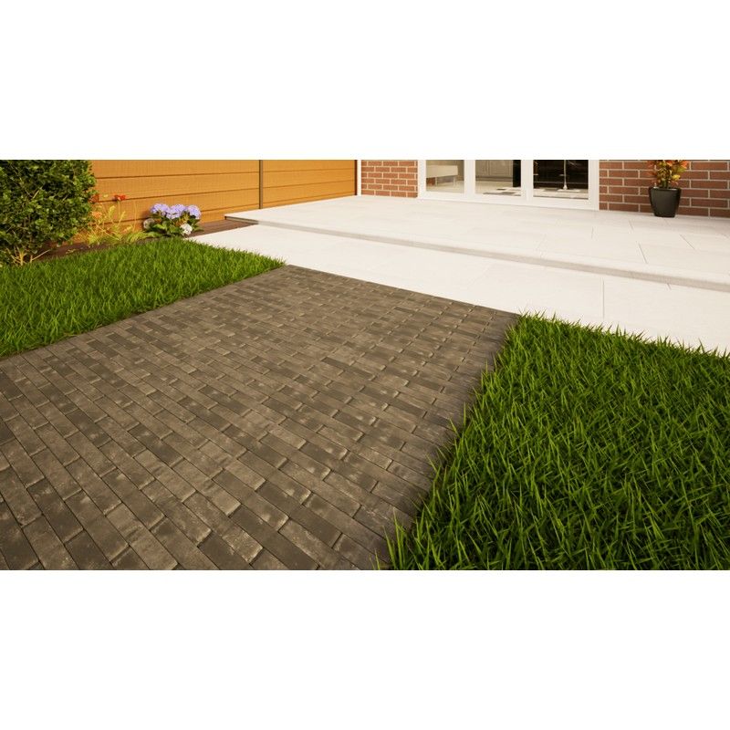Clay Paving - 204mm x 50mm x 60mm Moderna