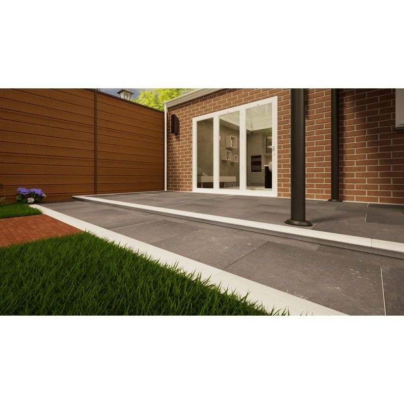 Limestone Paving - 900mm x 600mm x 25mm Midnight Black
