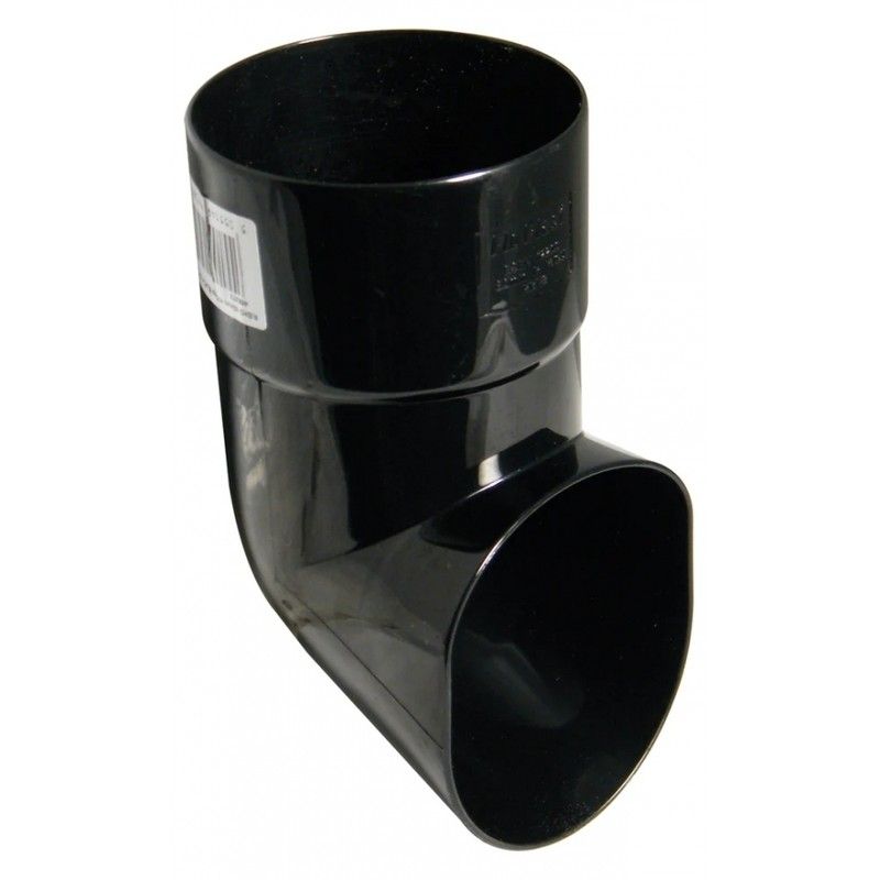 FloPlast Deepflow/ Hi-Cap Downpipe Shoe - 80mm Black