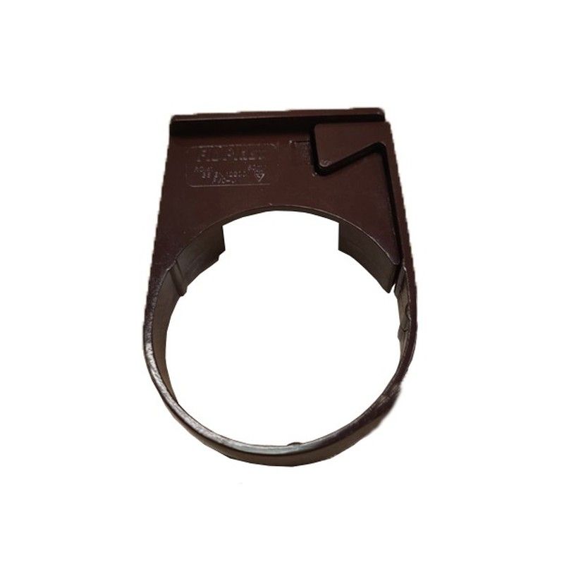 FloPlast Mini Gutter Downpipe Clip - 50mm Brown