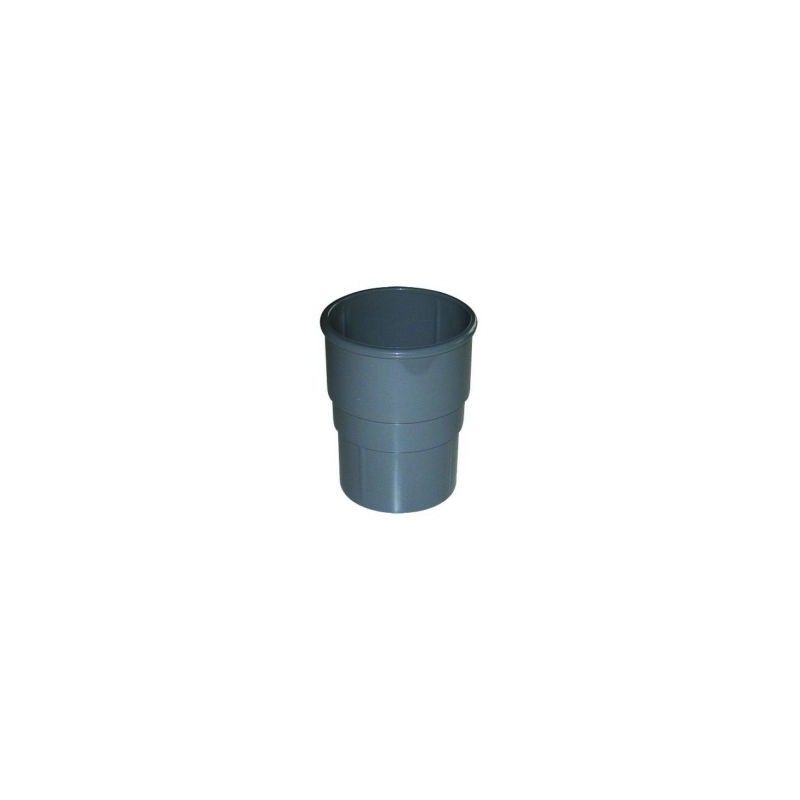 FloPlast Mini Gutter Downpipe Socket - 50mm Grey