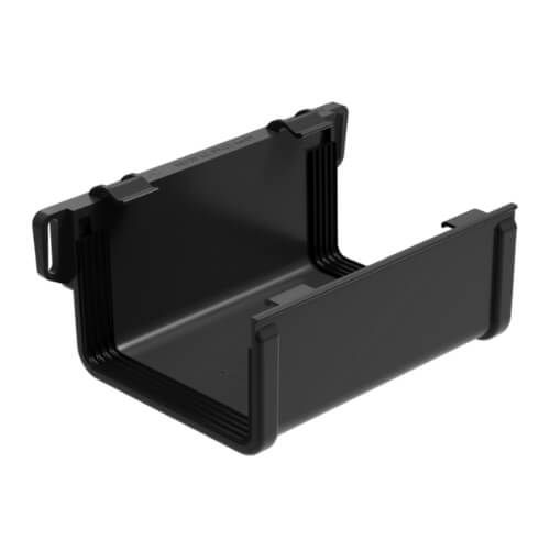 Galeco Square Gutter Large Union - 135mm Galeco Grey