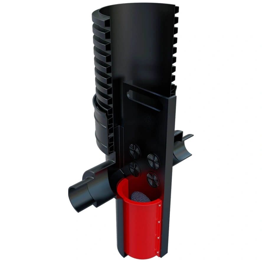 Silt SILTBLOK - 300mm Diameter x 1465mm Deep with 110-160mm Outlets With Cover
