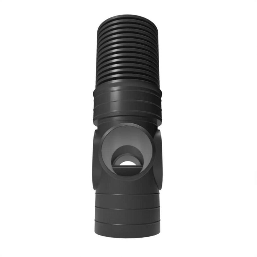 SiltGuard Silt Trap Heavy Duty with Filter - 2000mm Deep x 450mm Diameter with 225mm Twinwall Outlets