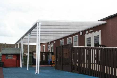 PolyX Storm Carport - 3mtr Length x 4mtr Projection