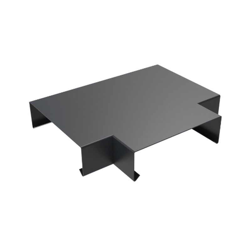 Aluminium Coping T Junction for 241-300mm Wall - 360mm Anthracite Grey (7016 Matt)