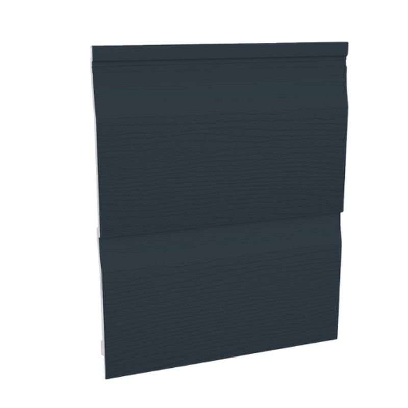 Embossed Double Shiplap Cladding - 333mm x 5mtr Anthracite Grey - Pack 2