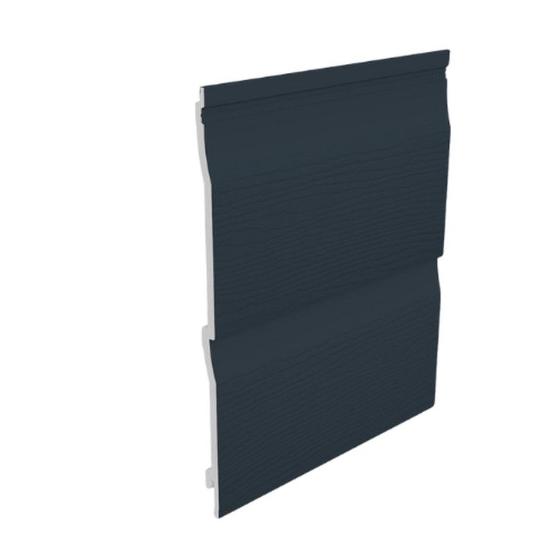 Embossed Double Shiplap Cladding - 333mm x 5mtr Anthracite Grey - Pack 2