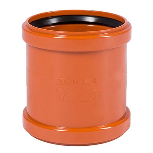 Drainage Slip Coupling Double Socket - 110mm - Pack of 32