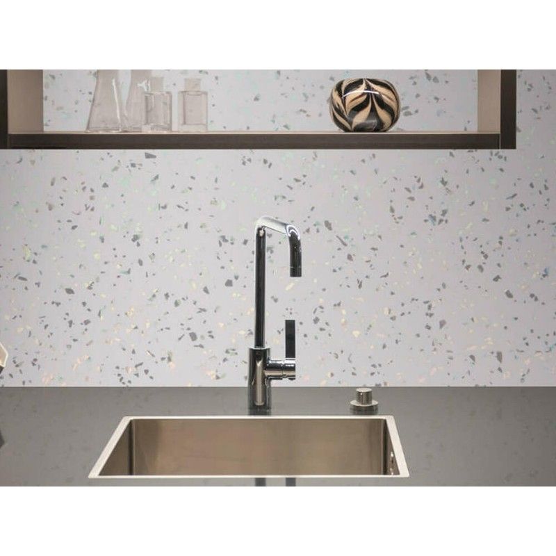 Internal Wall Panel - 250mm x 2600mm x 7.5mm White Sparkle - Pack of 4